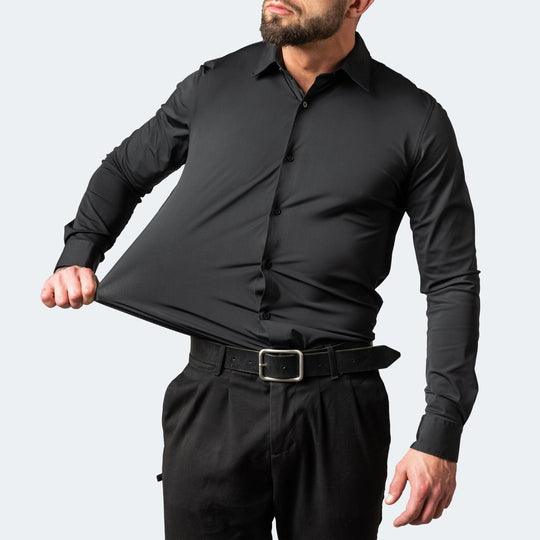 Camisa Social Super Elástica Respirável Masculina